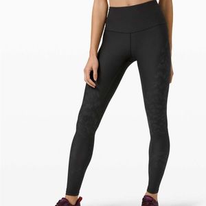 Lululemon Mapped Out High Rise Tight 28" *Camo Size 4